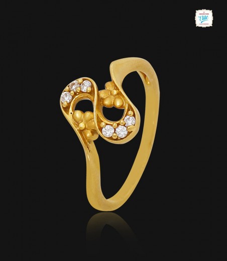 D-Rock S name letter stylish Gold-plated ring for girls & women Alloy Cubic  Zirconia Gold Plated Ring Price in India - Buy D-Rock S name letter stylish  Gold-plated ring for girls &