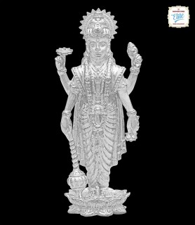 Divine Vishnu Silver Idol - 2185