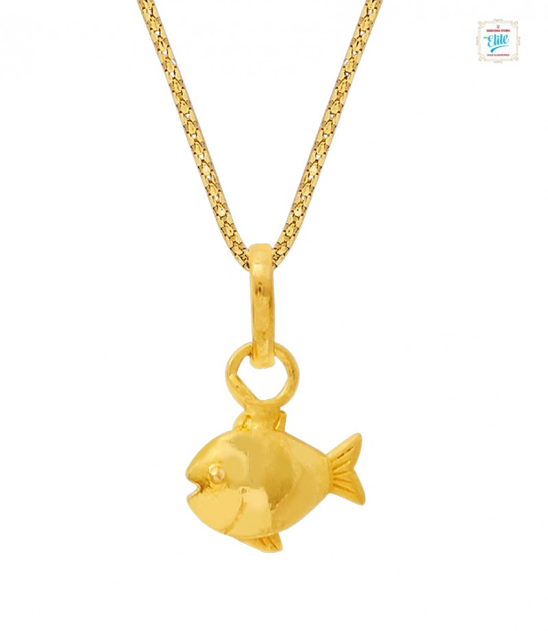 Lucky Gold Fish Pendant - 0981