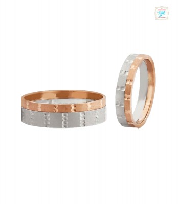 Splendid Couple Platinum Ring (pair) -0794